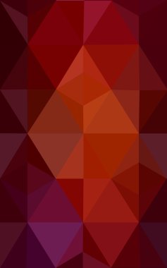 Üçgenler ve degrade origami tarzı oluşur koyu kırmızı köşeli tasarım deseni.