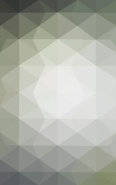삼각형 및 종이 접기 스타일에서 그라데이션 이루어져 있는 회색 다각형 디자인 패턴. — 스톡 사진