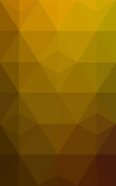 Multicolor dark green, yellow, orange polygonal design pattern, which consist of triangles and gradient in origami style. — Stock Photo, Image