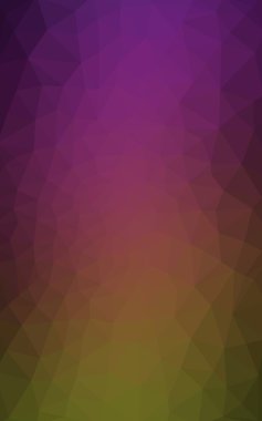 Üçgenler ve degrade origami tarzı oluşur çok renkli koyu pembe, sarı poligonal tasarım deseni.