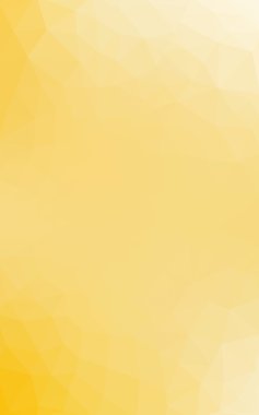 Üçgenler ve degrade origami tarzında oluşan sarı poligonal tasarım deseni.