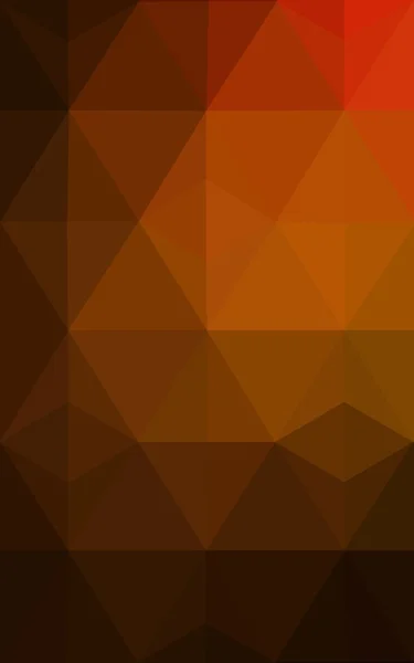 Dunkelrotes polygonales Muster, das aus Dreiecken und einem Farbverlauf im Origami-Stil besteht. — Stockfoto