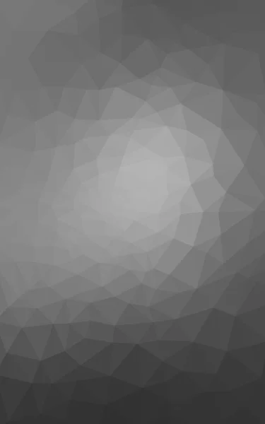 三角形と折り紙スタイルの勾配から成っている灰色の多角形デザイン パターン. — ストック写真