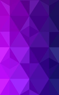 Üçgenler ve degrade origami tarzında oluşan koyu mor kenarlı tasarım deseni.