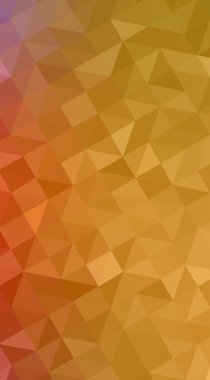 Con çok renkli pembe, sarı poligonal tasarım illüstrasyon