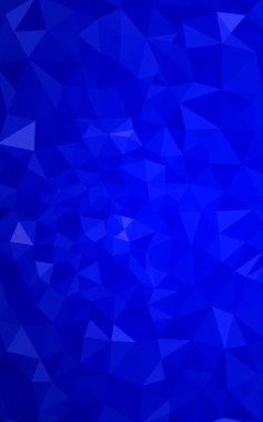 Üçgenler ve degrade origami tarzı oluşur mavi köşeli tasarım deseni.