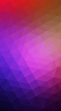 Oluşan çok renkli koyu poligonal tasarım illüstrasyon 