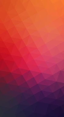 Con çok renkli pembe, sarı poligonal tasarım illüstrasyon