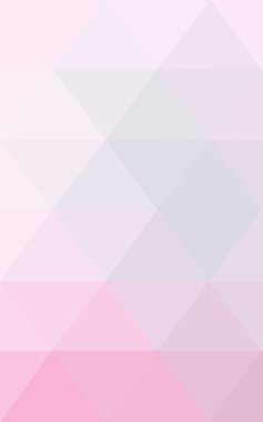 Üçgenler ve degrade origami tarzında oluşan pembe poligonal tasarım deseni.