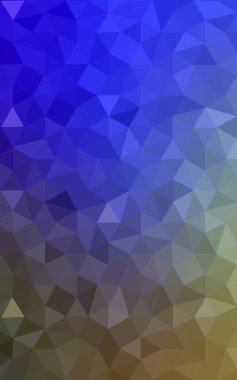 Üçgenler ve degrade origami tarzı oluşur çok renkli yeşil, mavi köşeli tasarım deseni.