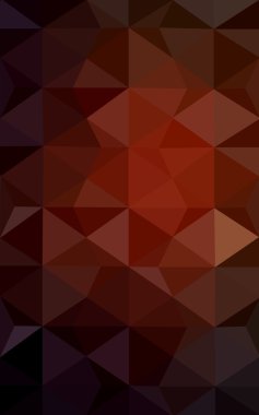 Üçgenler ve degrade origami tarzı oluşur koyu kırmızı köşeli tasarım deseni.