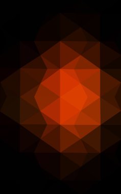 Üçgenler ve degrade origami tarzı oluşur koyu kırmızı köşeli tasarım deseni.