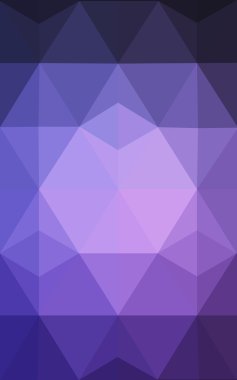 Üçgenler ve degrade origami tarzında oluşan koyu mor kenarlı tasarım deseni.