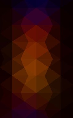 Üçgenler ve degrade origami tarzı oluşur koyu kırmızı köşeli tasarım deseni.