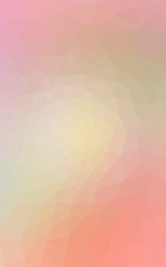 Üçgenler ve degrade origami tarzı oluşur çok renkli pembe, yeşil köşeli tasarım deseni.