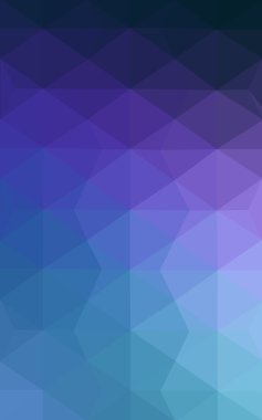 Üçgenler ve degrade origami tarzı oluşur çok renkli koyu pembe, mavi köşeli tasarım deseni.