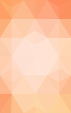 Degrade, arka planda origami stil ve üçgen oluşur turuncu poligonal desen.