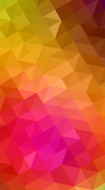 Oluşan çok renkli koyu poligonal tasarım illüstrasyon 