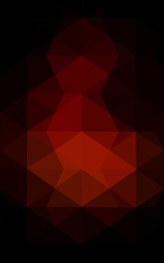 Üçgenler ve degrade origami tarzı oluşur koyu kırmızı köşeli tasarım deseni.