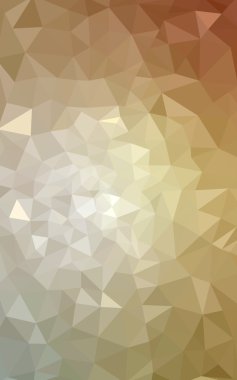 Üçgenler ve degrade origami tarzı oluşur kahverengi poligonal tasarım deseni.