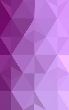 Üçgenler ve degrade origami tarzında oluşan pembe poligonal tasarım deseni.