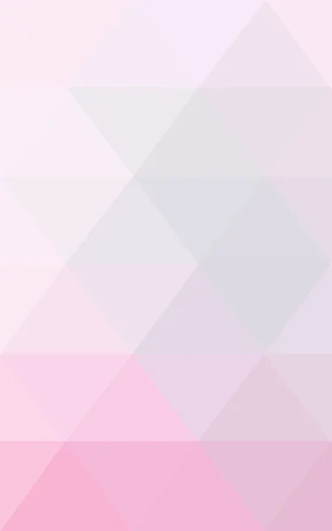 Modello di disegno poligonale rosa, che consiste di triangoli e gradiente in stile origami . — Foto Stock