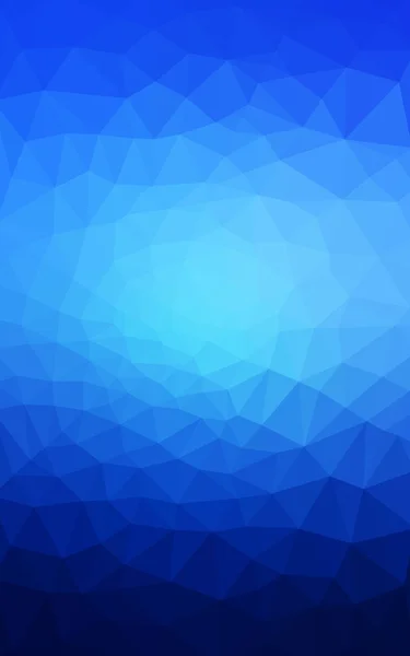 Modré polygonální návrhový vzor, který se skládají z trojúhelníků a gradient v origami stylu. — Stock fotografie