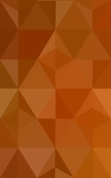 Pomarańczowy wzór wielokąta, który składa się z trójkątów i gradientu, tło w stylu origami. — Zdjęcie stockowe