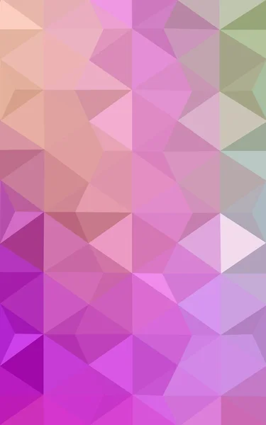 Multicolor roze, groen veelhoekige ontwerppatroon, die bestaan uit driehoeken en verloop in origami stijl. — Stockfoto