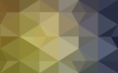 Üçgenler ve degrade origami tarzı oluşur çok renkli mavi, sarı, turuncu poligonal tasarım deseni.