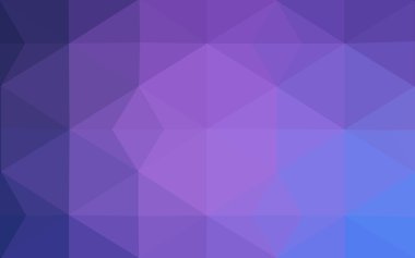 Üçgenler ve degrade origami tarzı oluşur mor kenarlı tasarım deseni.