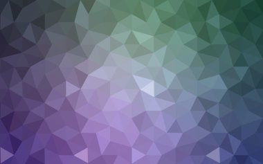 Üçgenler ve degrade origami tarzı oluşur çok renkli pembe, yeşil köşeli tasarım deseni.