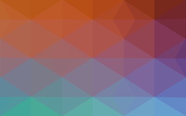 Üçgenler ve degrade origami tarzı oluşur çok renkli koyu kırmızı, yeşil köşeli tasarım deseni.