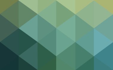 Üçgenler ve degrade origami tarzı oluşur çok renkli yeşil, sarı, turuncu poligonal tasarım deseni.