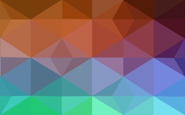 Üçgenler ve degrade origami tarzı oluşur çok renkli koyu kırmızı, yeşil köşeli tasarım deseni.