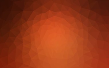 Degrade, arka planda origami stil ve üçgen oluşur turuncu poligonal desen.