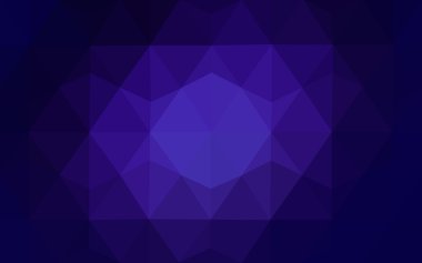 Üçgenler ve degrade origami tarzında oluşan koyu mor kenarlı tasarım deseni.