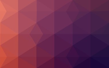 Üçgenler ve degrade origami tarzı oluşur çok renkli koyu pembe, kırmızı, turuncu poligonal tasarım deseni.