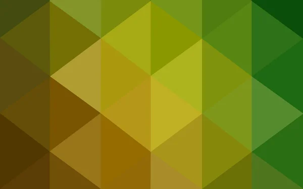 Multicolor verde, amarelo, laranja padrão de design poligonal, que consistem em triângulos e gradiente no estilo origami . —  Vetores de Stock