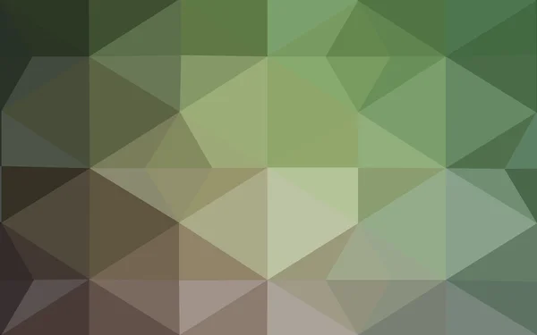 Warna merah gelap multiwarna, pola desain poligonal hijau, yang terdiri dari segitiga dan gradien dalam gaya origami . - Stok Vektor