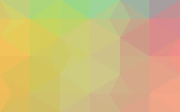 Vícebarevná tmavě červené, zelené polygonální návrhový vzor, který se skládají z trojúhelníků a gradient v origami stylu. — Stockový vektor