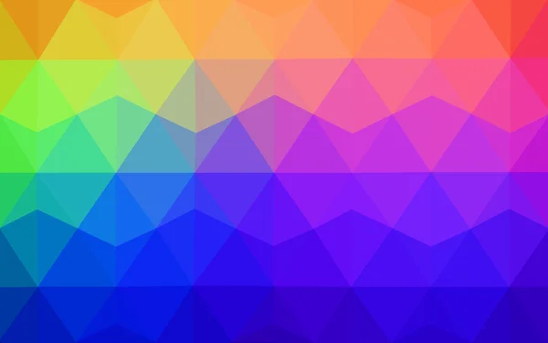 Multicolor dark polygonal design pattern, which consist of triangles and gradient in origami style. — Stock Vector