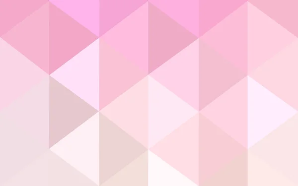 Multicolor roze, gele veelhoekige ontwerppatroon, die bestaan uit driehoeken en verloop in origami stijl. — Stockvector