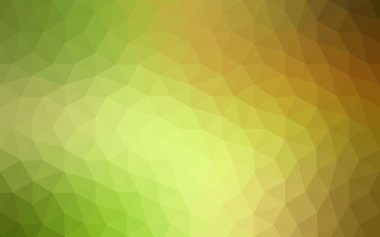 Üçgenler ve degrade origami tarzı oluşur çok renkli kırmızı, yeşil köşeli tasarım deseni.