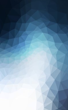 Üçgenler ve degrade origami tarzı oluşur mavi köşeli tasarım deseni.