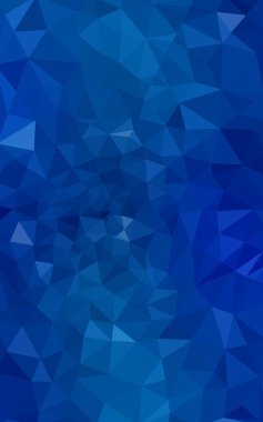 Üçgenler ve degrade origami tarzı oluşur mavi köşeli tasarım deseni.