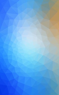 Üçgenler ve degrade origami tarzı oluşur mavi köşeli tasarım deseni.