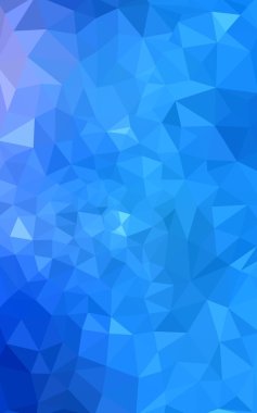 Üçgenler ve degrade origami tarzı oluşur mavi köşeli tasarım deseni.