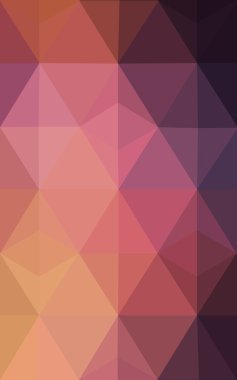 Üçgenler ve degrade origami tarzı oluşur çok renkli koyu mavi, sarı, turuncu poligonal tasarım deseni.