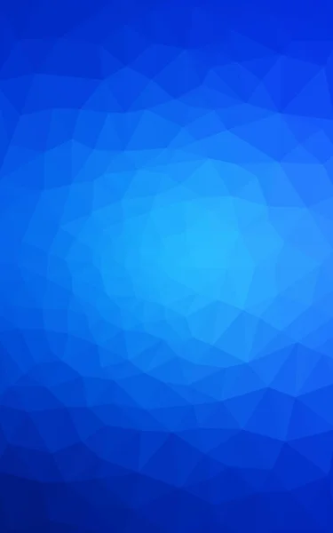 三角形と折り紙スタイルの勾配から成っている青い多角形デザイン パターン. — ストック写真